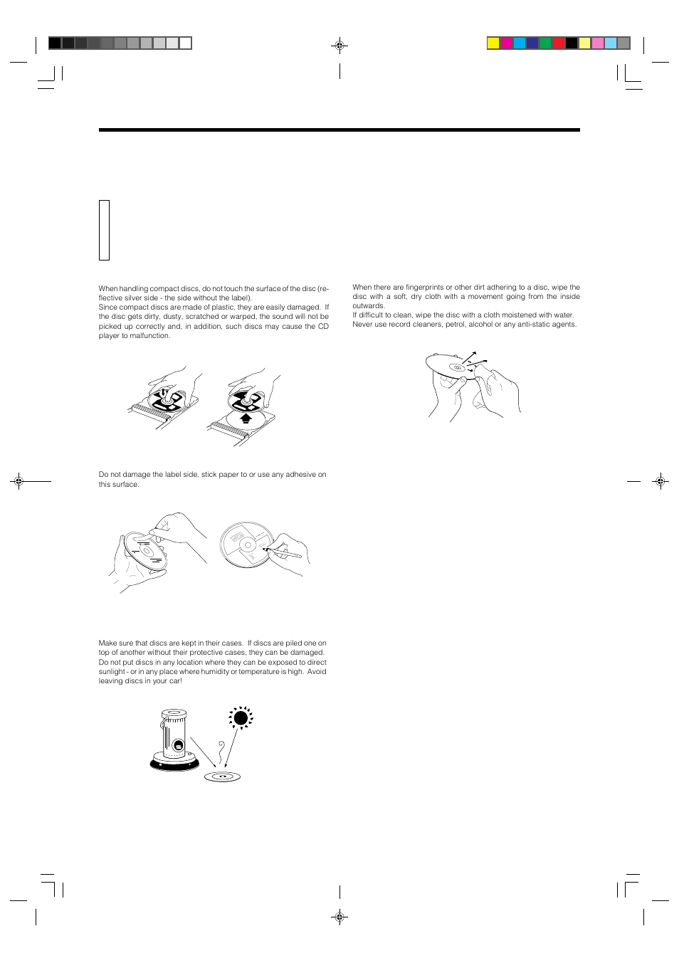 Care and handling, General informations | JVC XL-V230BK User Manual | Page 16 / 19