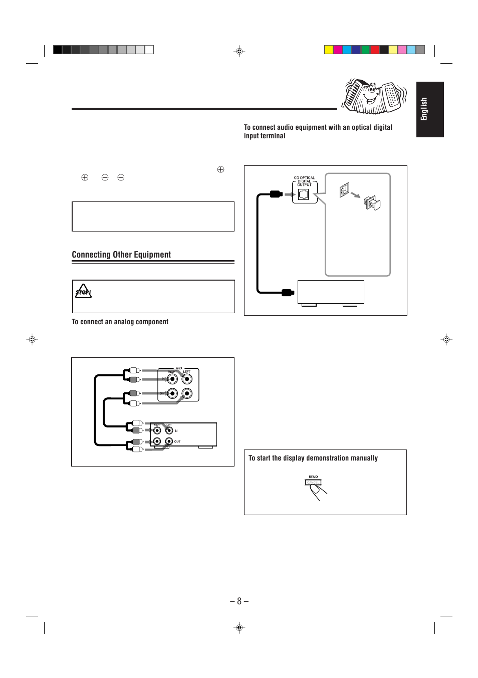 Connecting other equipment | JVC CA-MXJ950R User Manual | Page 13 / 34