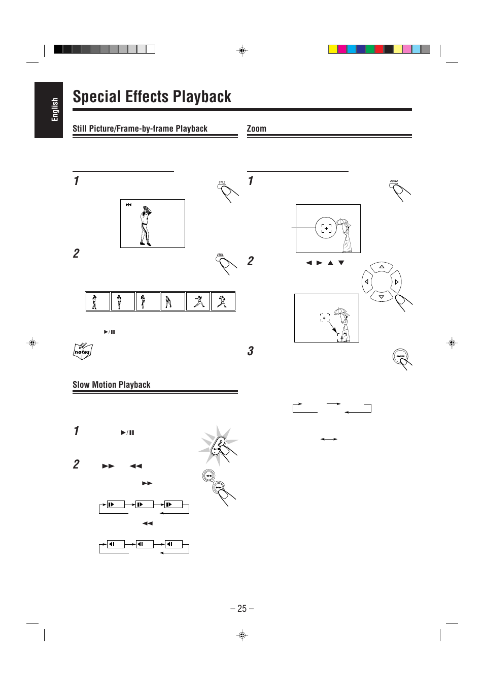 Special effects playback | JVC CA-MXDVA5 User Manual | Page 30 / 60