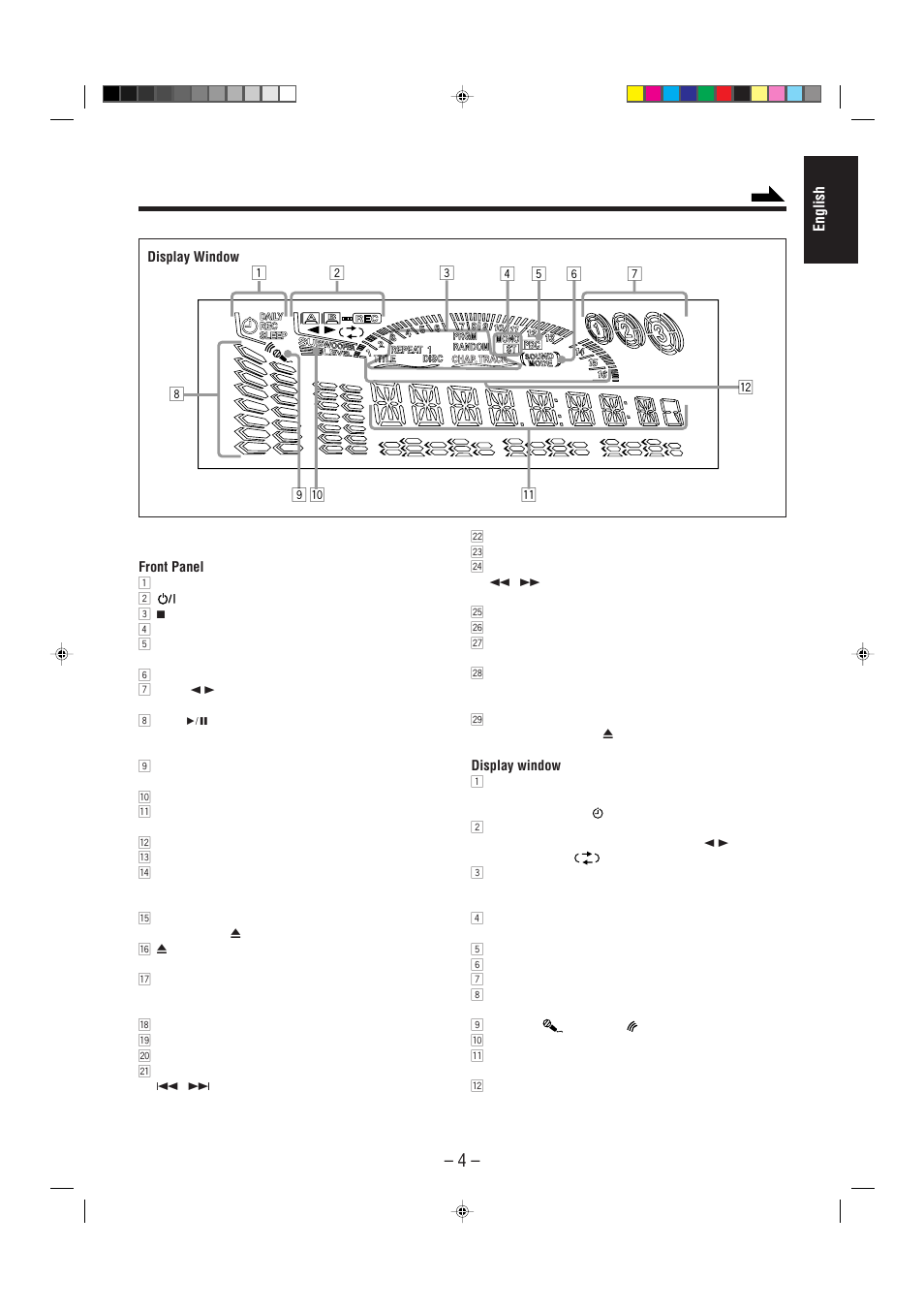 JVC CA-MXDVA5 User Manual | Page 9 / 60