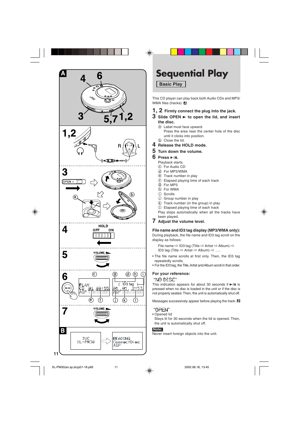 Sequential play | JVC XL-PM30SL User Manual | Page 14 / 48