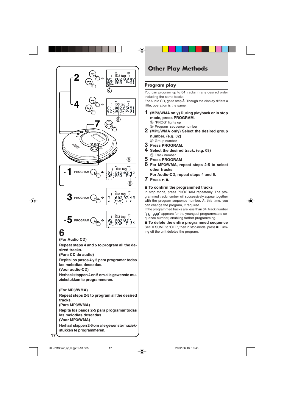 Other play methods | JVC XL-PM30SL User Manual | Page 20 / 48