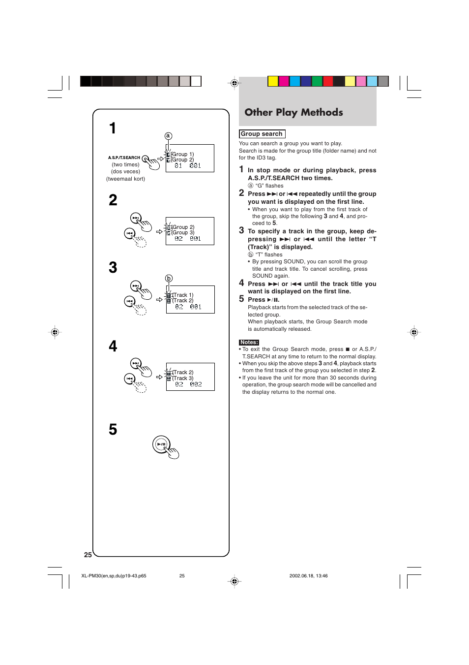 Other play methods | JVC XL-PM30SL User Manual | Page 28 / 48