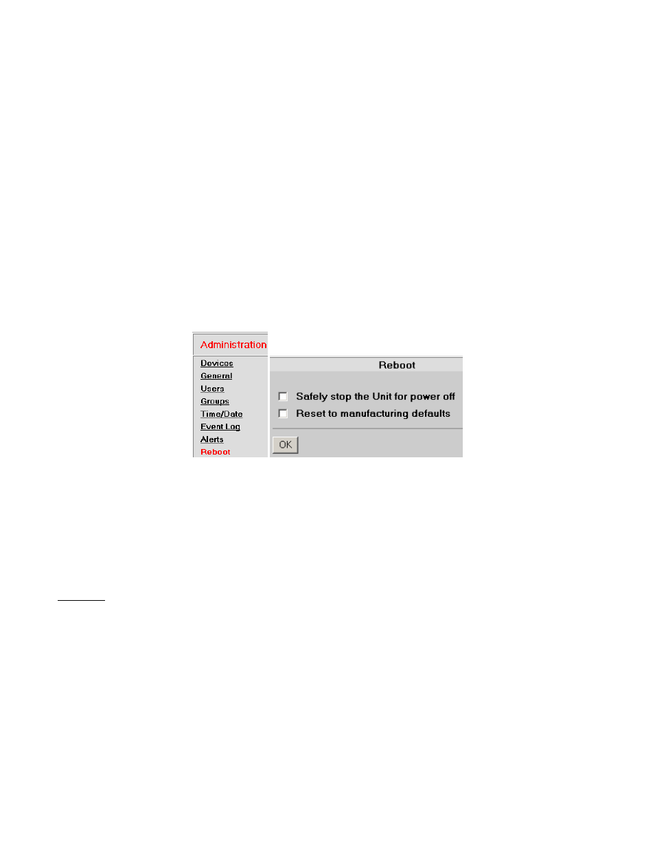 Vr-n100u users manual, Server reboot | JVC VR-N100U User Manual | Page 31 / 98