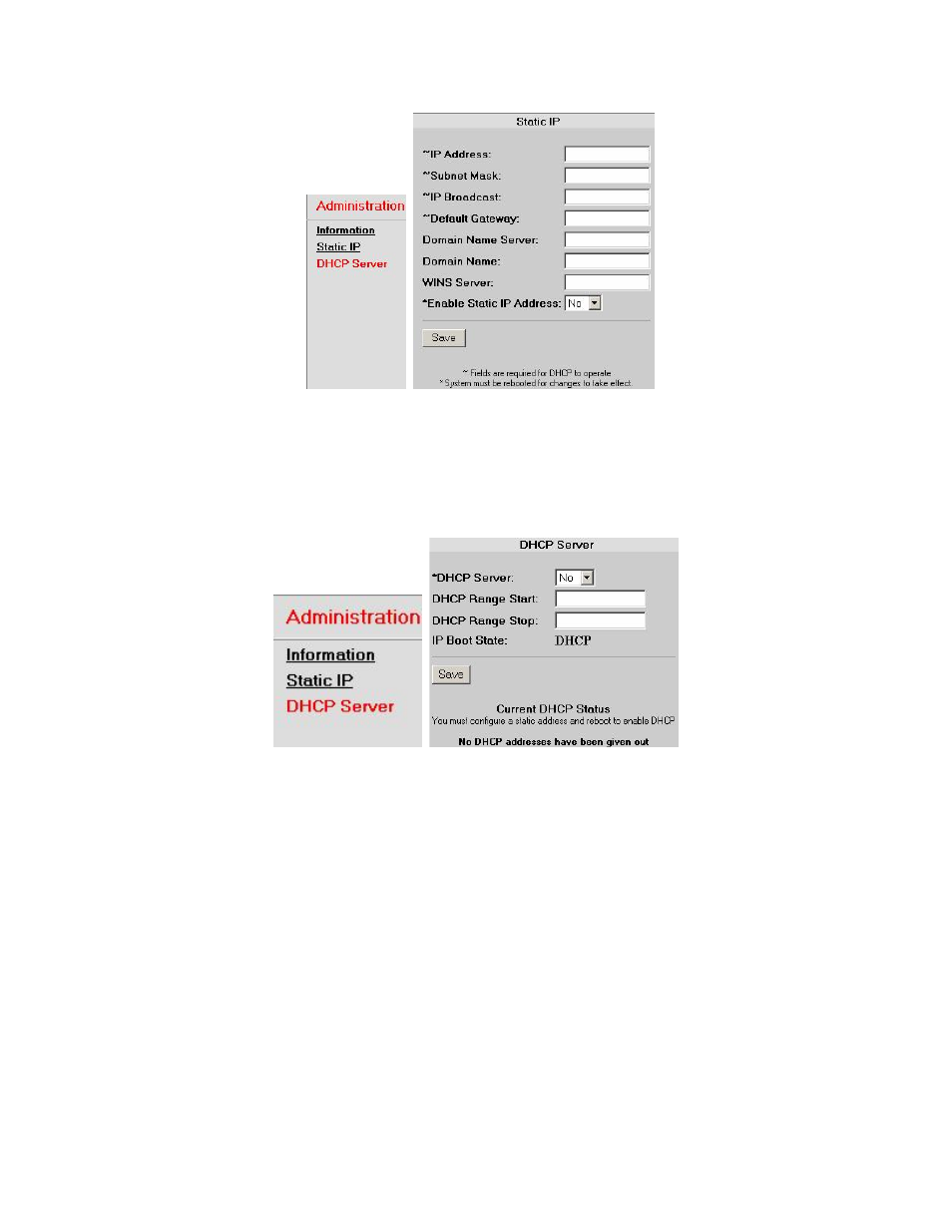 Vr-n100u users manual, Dhcp server option | JVC VR-N100U User Manual | Page 33 / 98