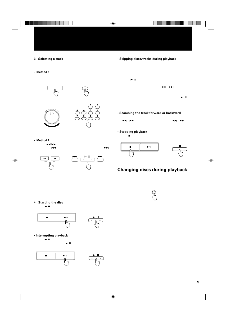 Changing discs during playback | JVC XL-MC334BK User Manual | Page 11 / 28