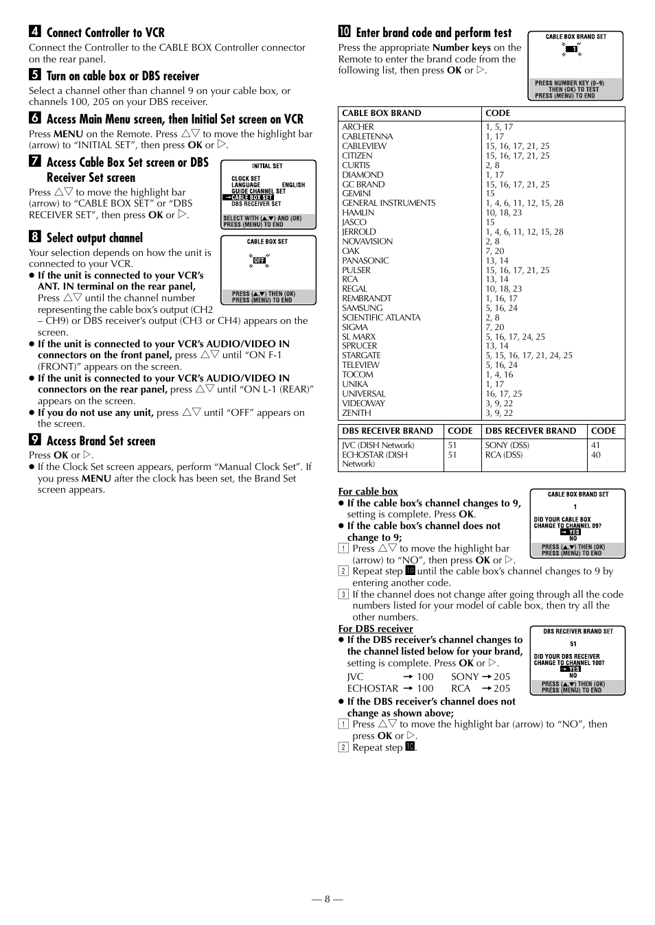 JVC HR-3911U User Manual | Page 8 / 24