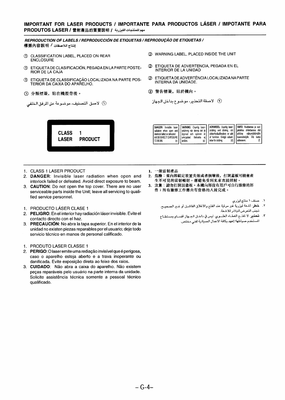 G - 4 | JVC MX-J680V User Manual | Page 5 / 38