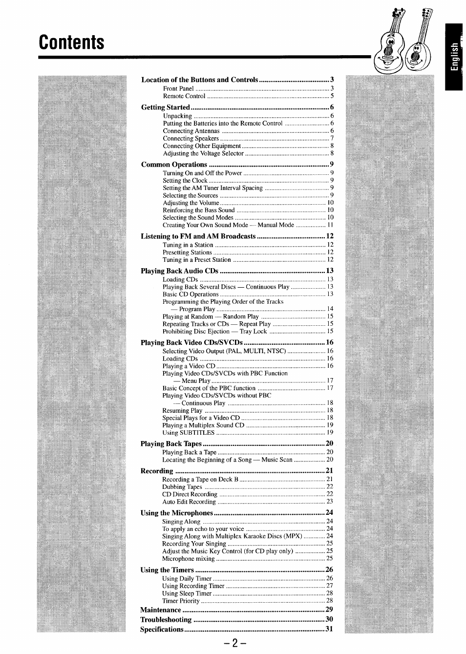JVC MX-J680V User Manual | Page 7 / 38