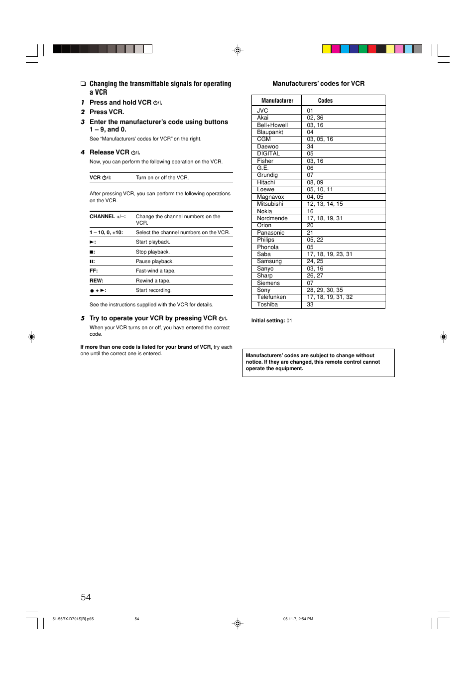 JVC 1105RYMMDWJEIN User Manual | Page 58 / 63