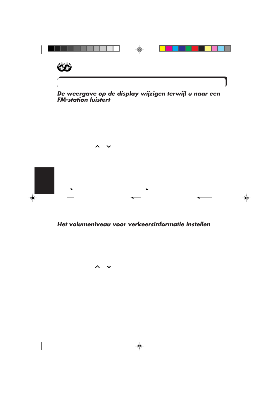 Het volumeniveau voor verkeersinformatie instellen | JVC KS-FX450R User Manual | Page 104 / 122