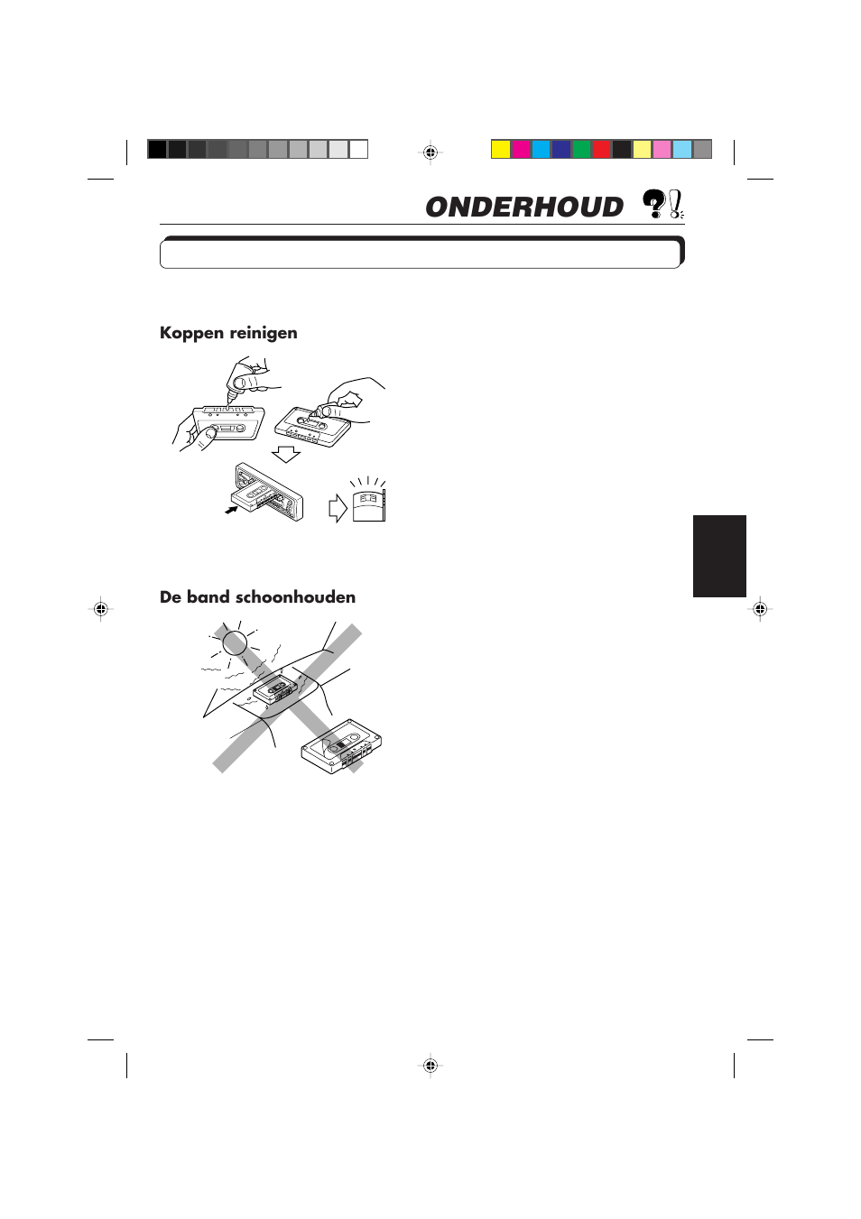 Onderhoud, Levensduur van het apparaat verlengen | JVC KS-FX450R User Manual | Page 119 / 122