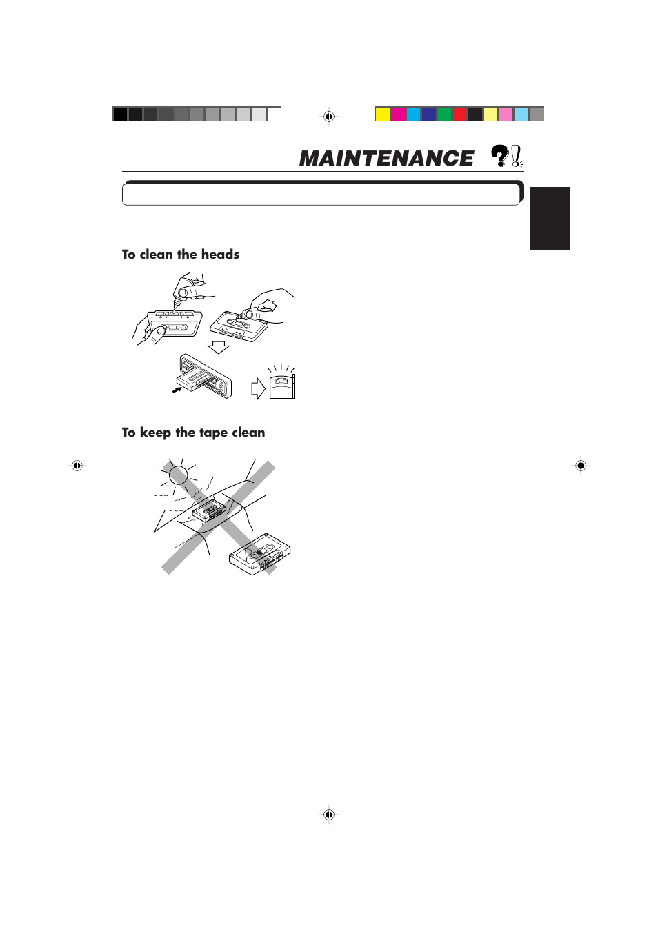 Maintenance | JVC KS-FX450R User Manual | Page 29 / 122