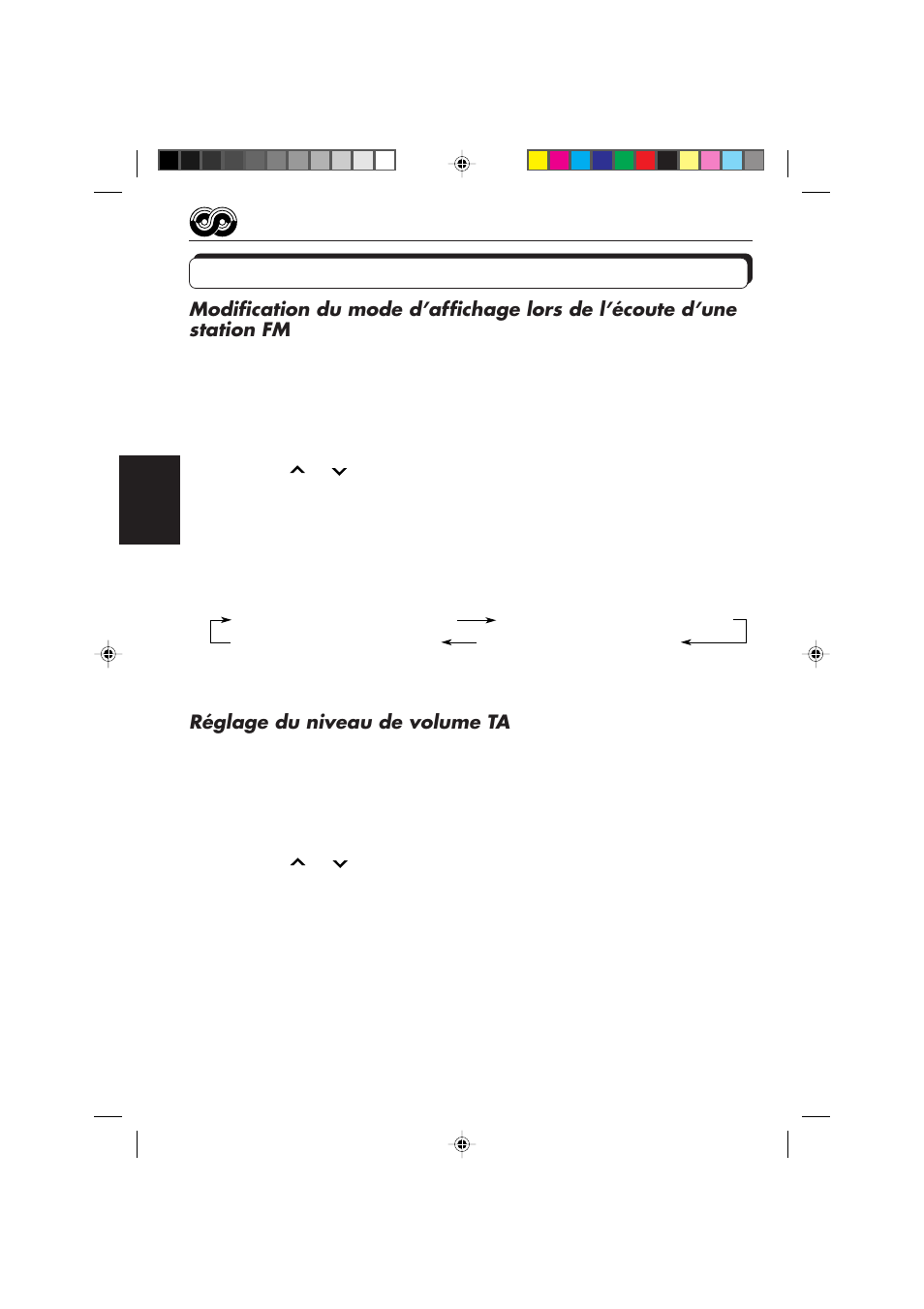 Autres fonctions rds pratiques et ajustements, Réglage du niveau de volume ta | JVC KS-FX450R User Manual | Page 74 / 122