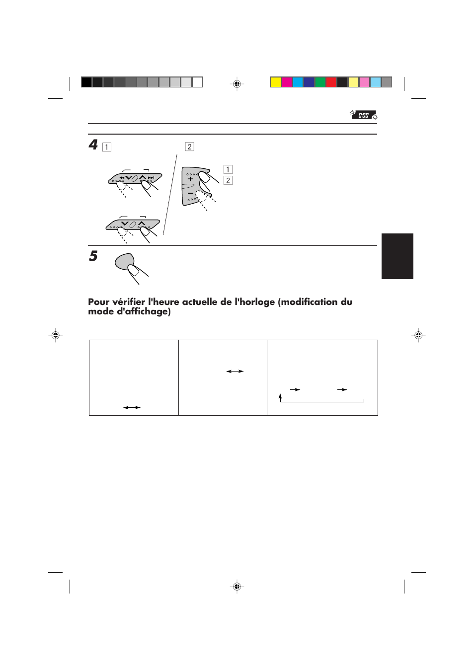 Démarrez l’horloge | JVC KS-FX450R User Manual | Page 81 / 122