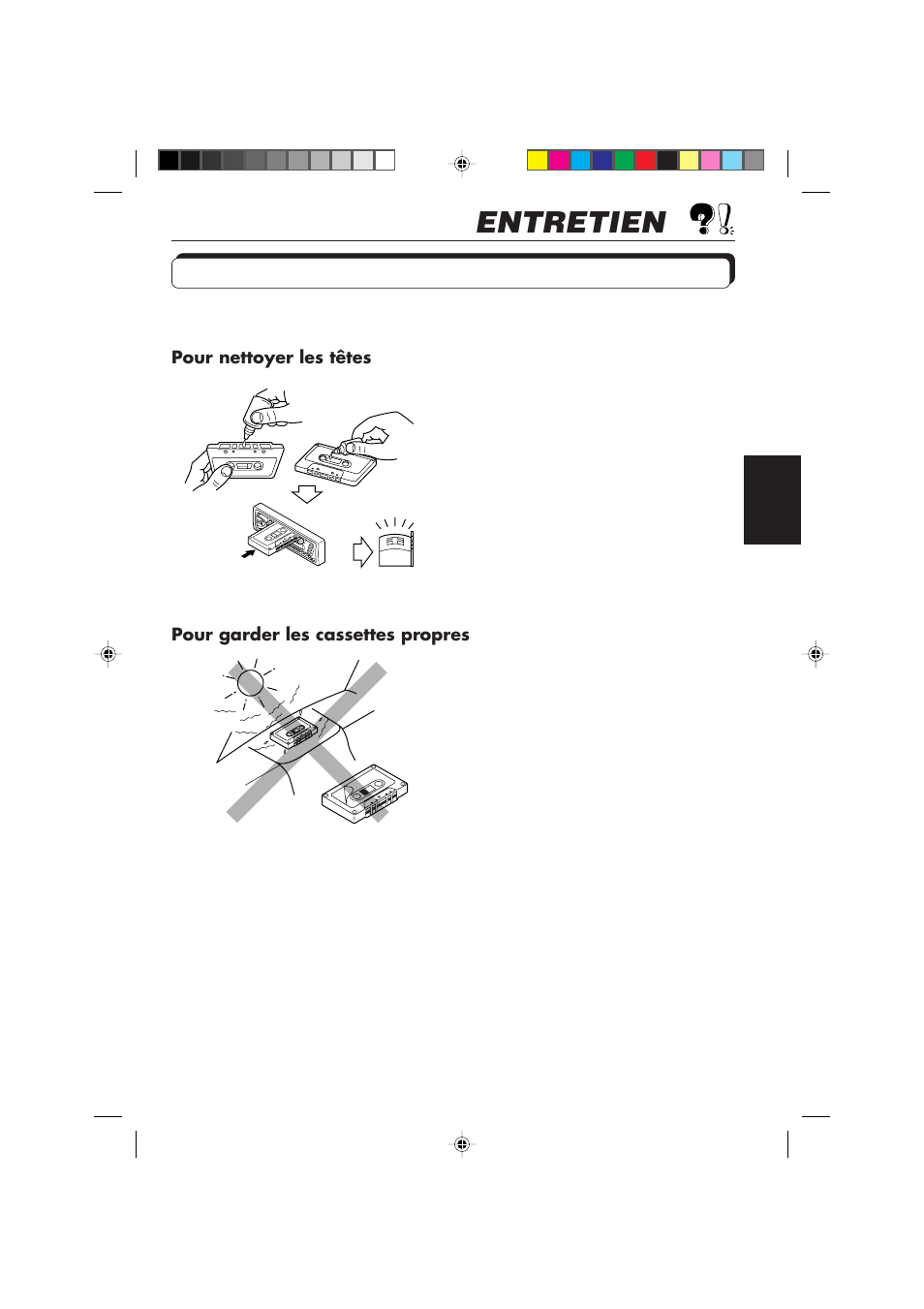 Entretien, Pour prolonger la durée de vie de l'appareil | JVC KS-FX450R User Manual | Page 89 / 122
