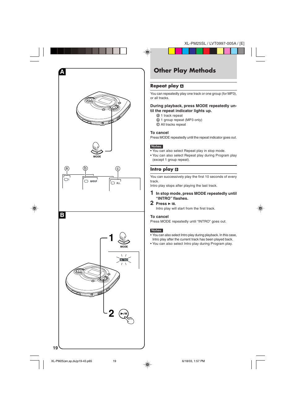 Other play methods | JVC XL-PM25SL User Manual | Page 22 / 48