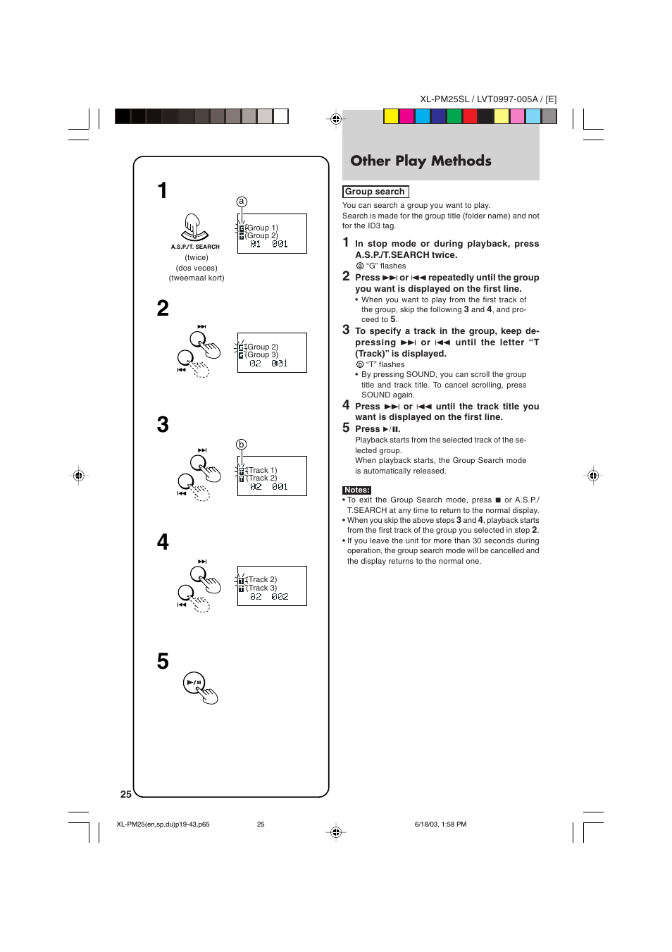 Other play methods | JVC XL-PM25SL User Manual | Page 28 / 48