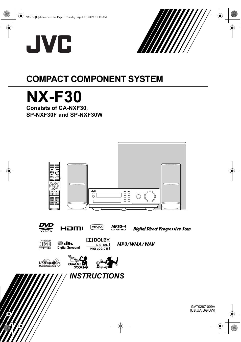 JVC CA-NXF30 User Manual | 72 pages