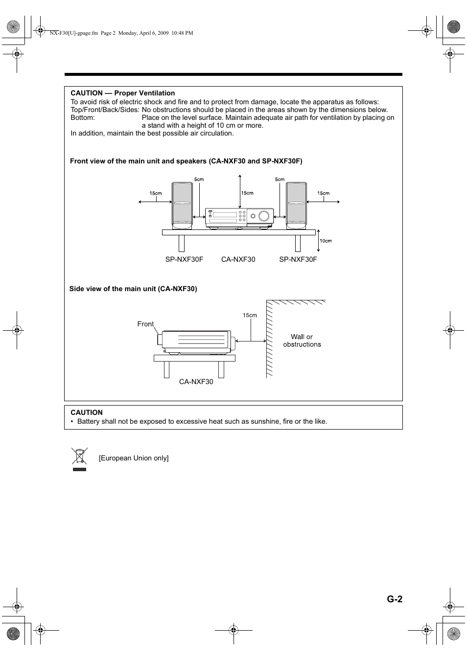 JVC CA-NXF30 User Manual | Page 3 / 72