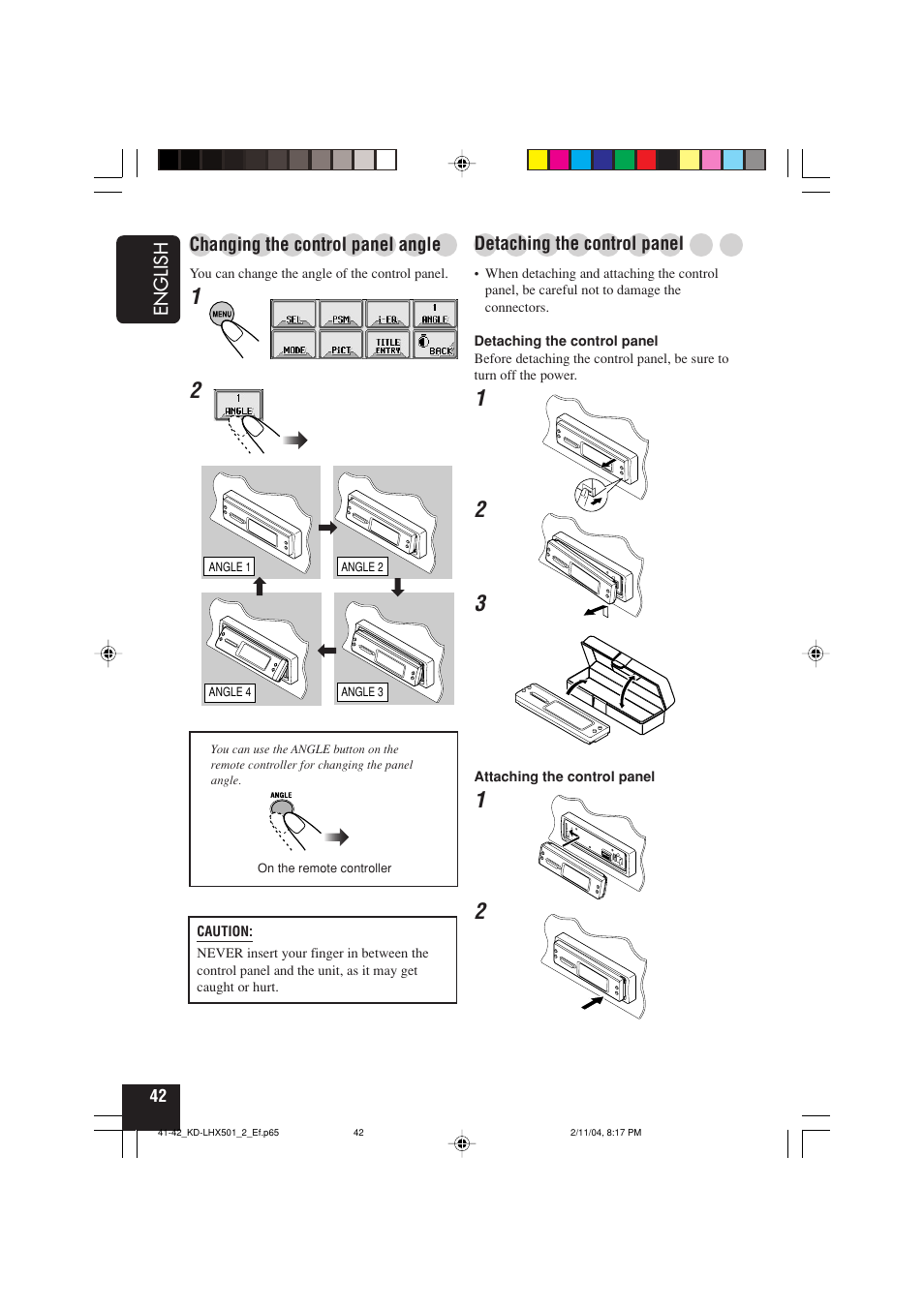 JVC CD-RECEIVER KD-LHX501 User Manual | Page 42 / 65