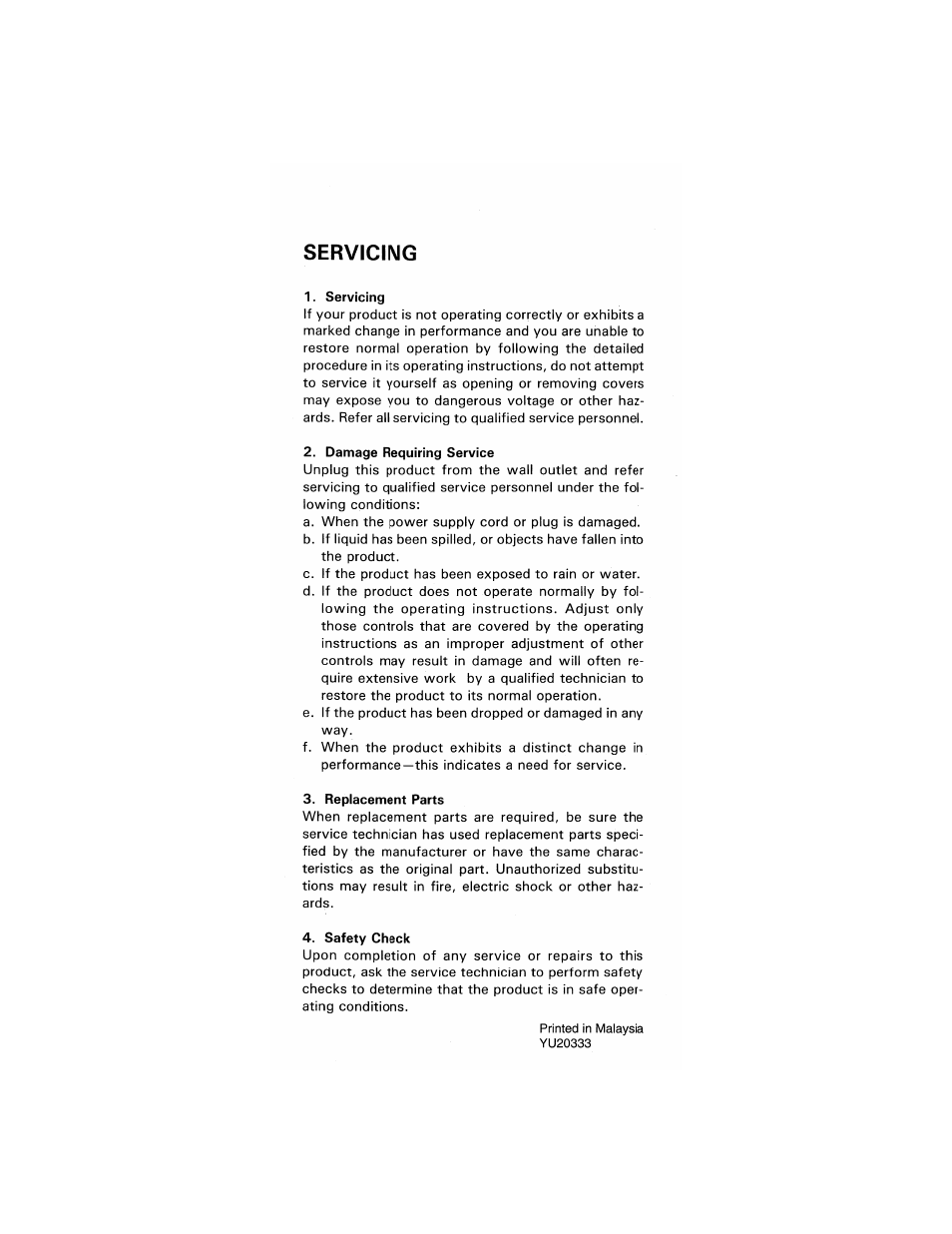 JVC TH-C3 User Manual | Page 59 / 59