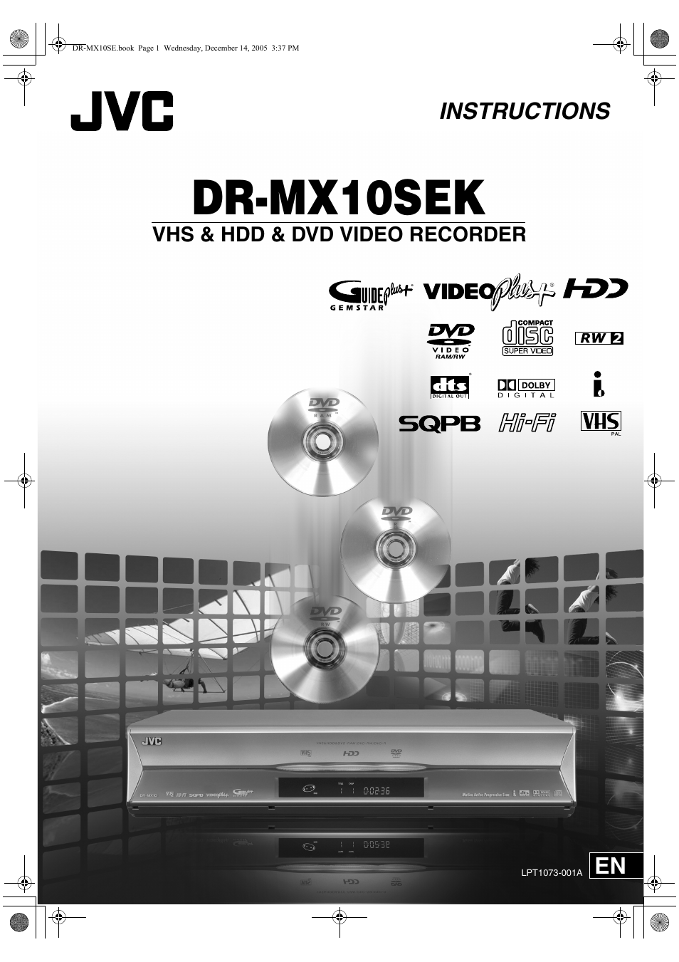 JVC DR-MX10SEK User Manual | 128 pages