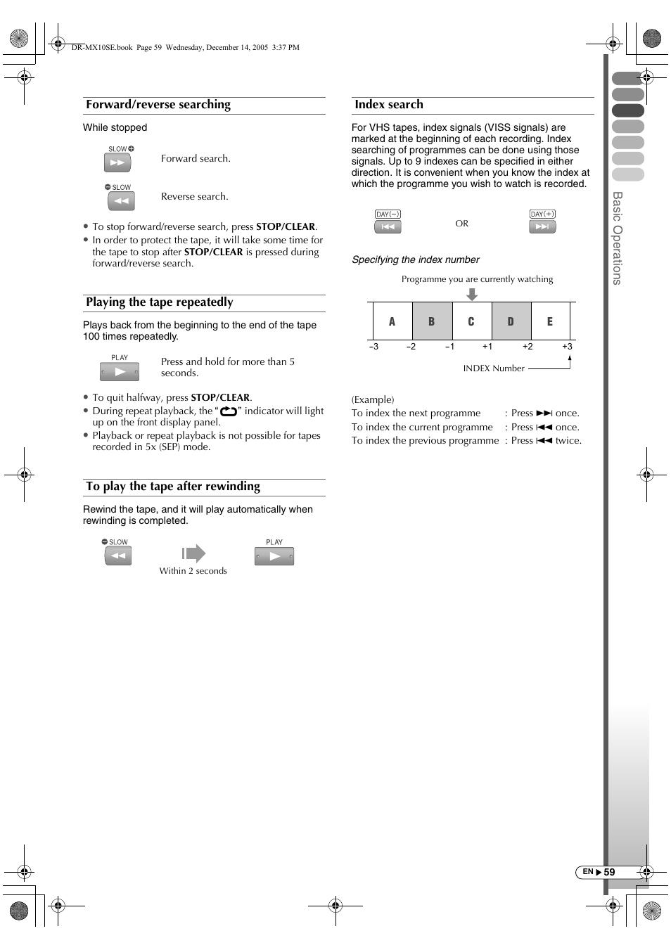 JVC DR-MX10SEK User Manual | Page 59 / 128