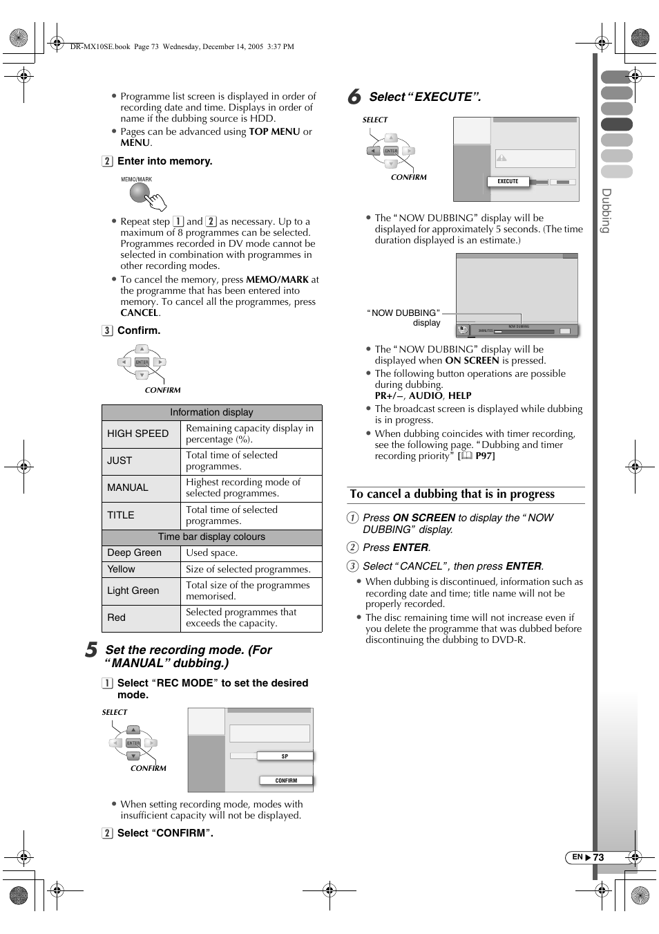 JVC DR-MX10SEK User Manual | Page 73 / 128