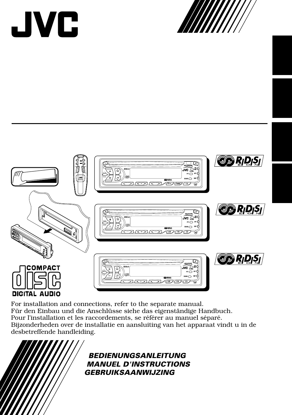 JVC KD-S707R User Manual | 35 pages