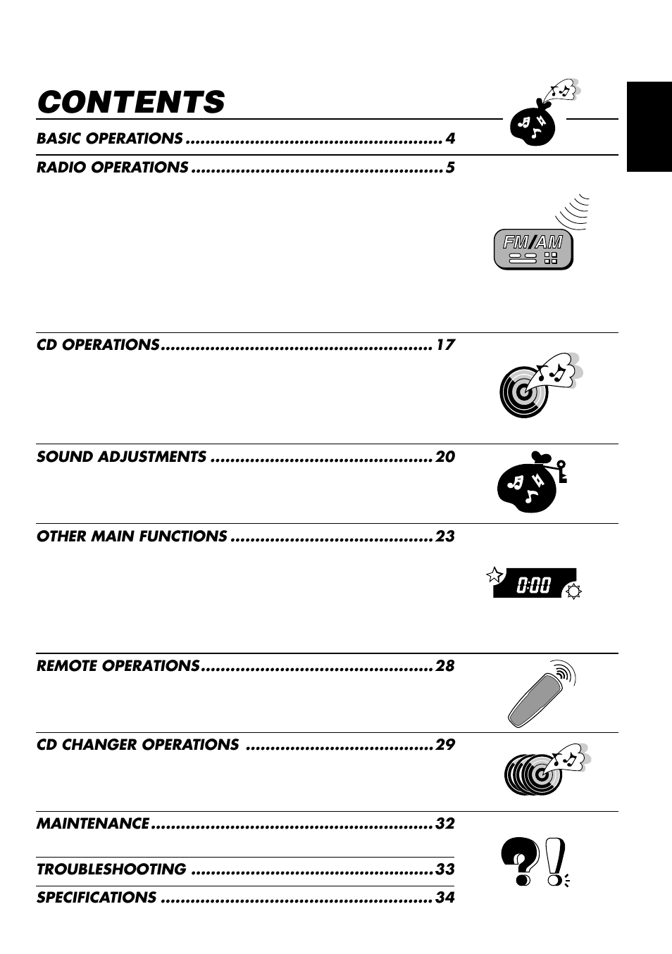 JVC KD-S707R User Manual | Page 3 / 35