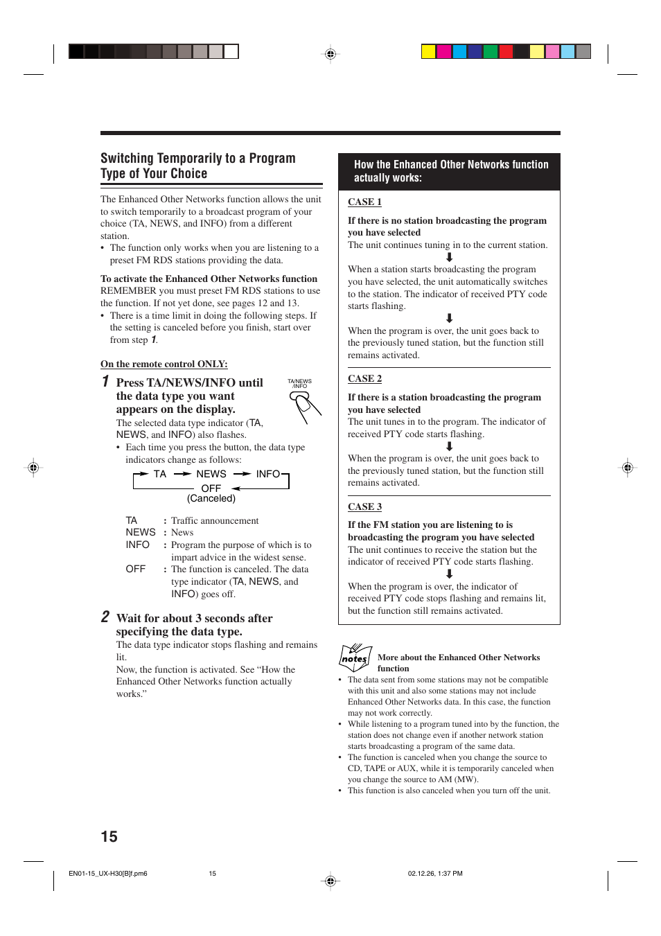 JVC CA-UXH33 User Manual | Page 18 / 32