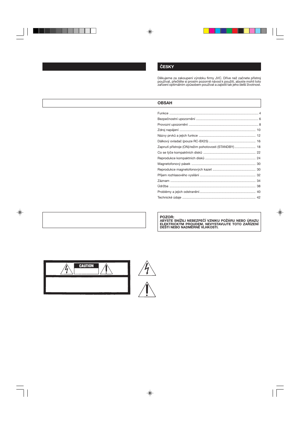 JVC RC-BX15BK  EN User Manual | Page 2 / 44