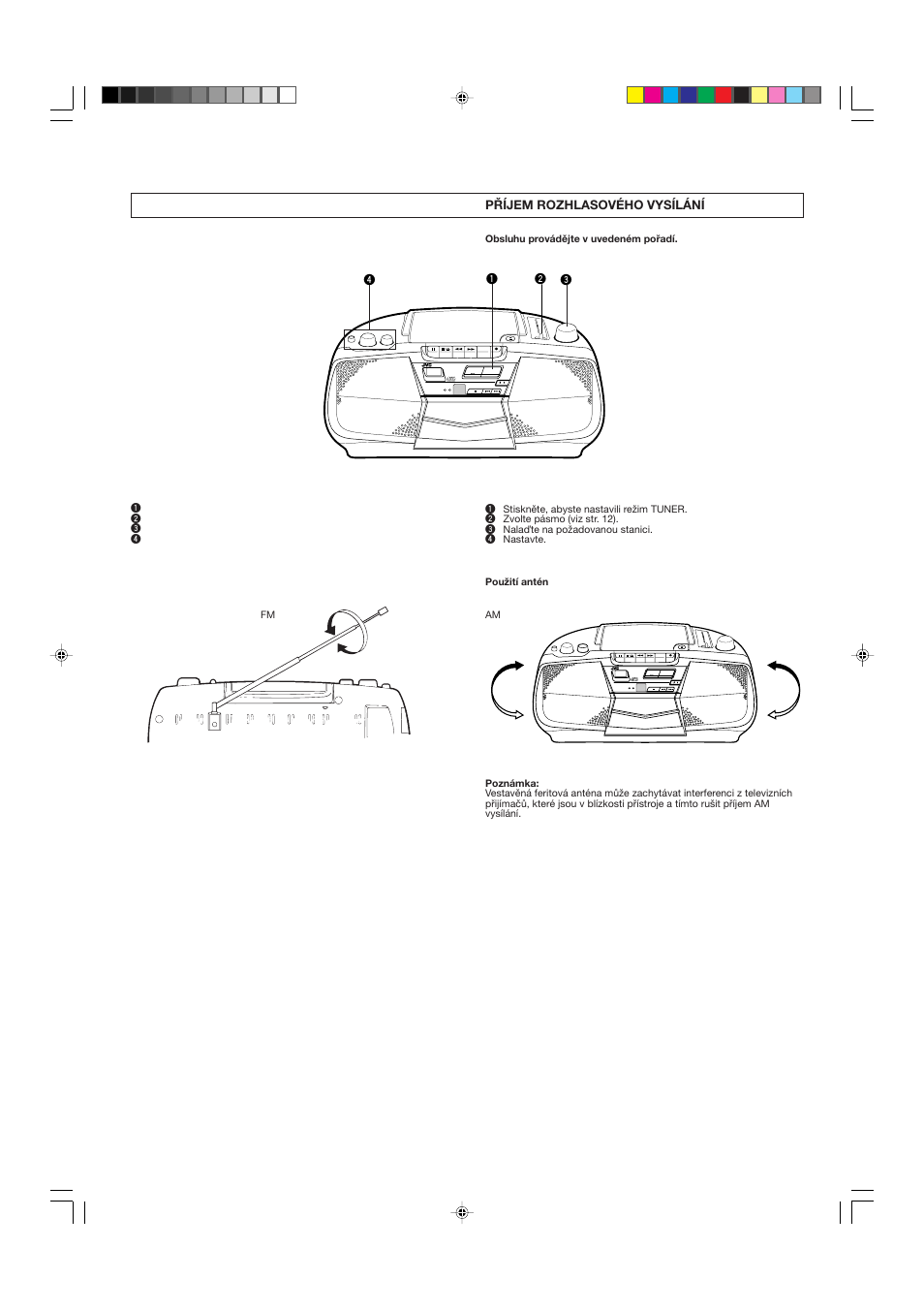 Standby on one-touch operation, Fm/am, Standby/on | On/standby standby on one-touch operation | JVC RC-BX15BK  EN User Manual | Page 32 / 44