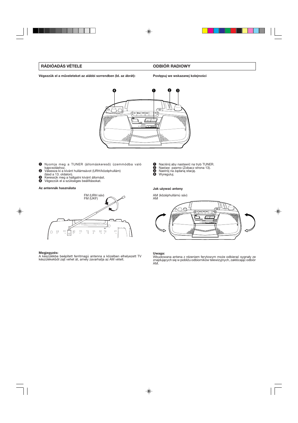 Standby on one-touch operation, Fm/am, Standby/on | On/standby standby on one-touch operation | JVC RC-BX15BK  EN User Manual | Page 33 / 44