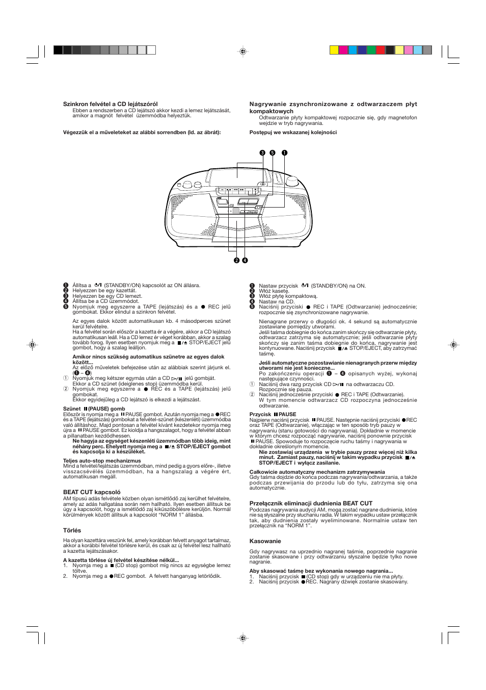 Standby on one-touch operation, Fm/am, Standby/on | JVC RC-BX15BK  EN User Manual | Page 37 / 44