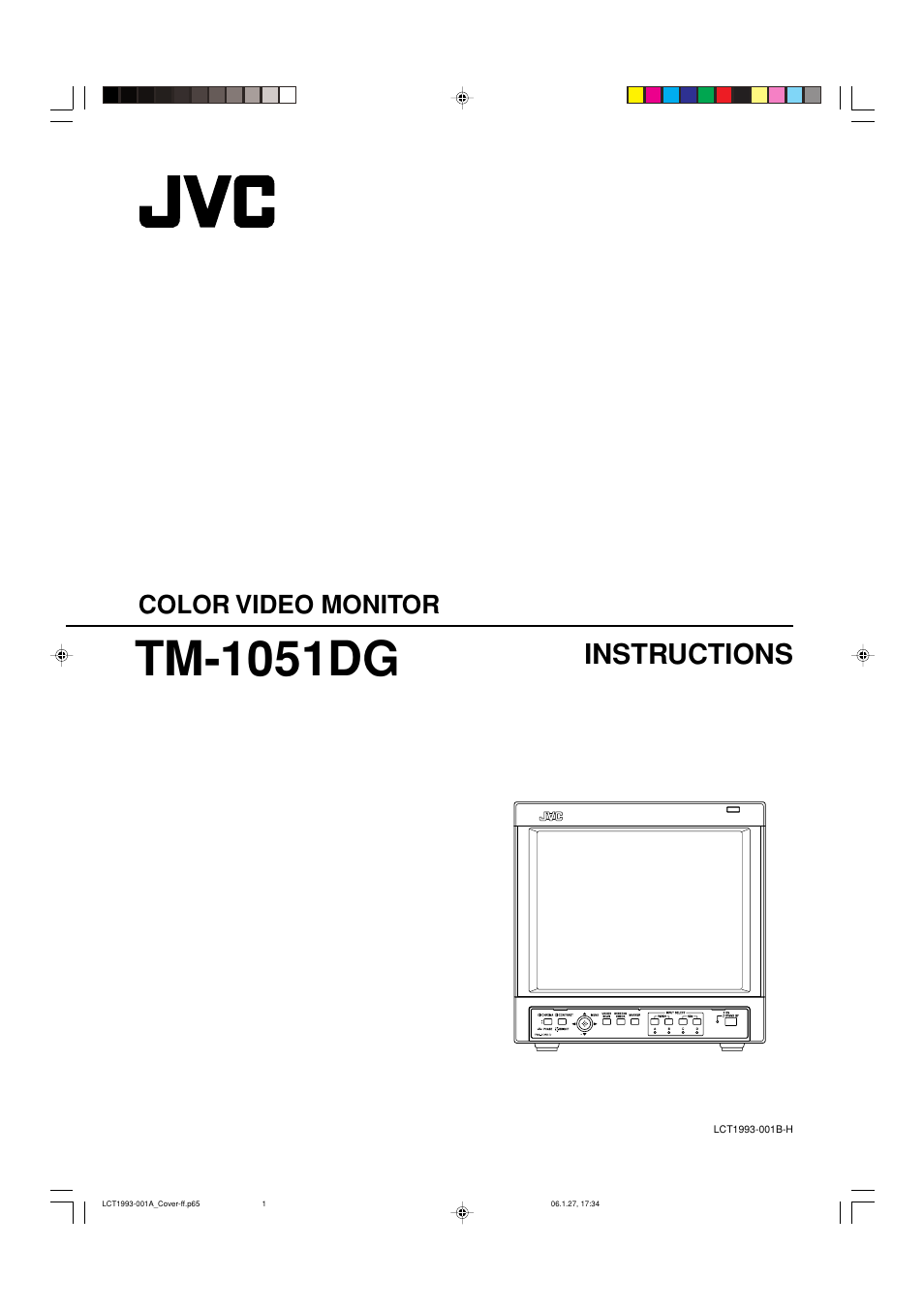 JVC TM-1051DG User Manual | 24 pages