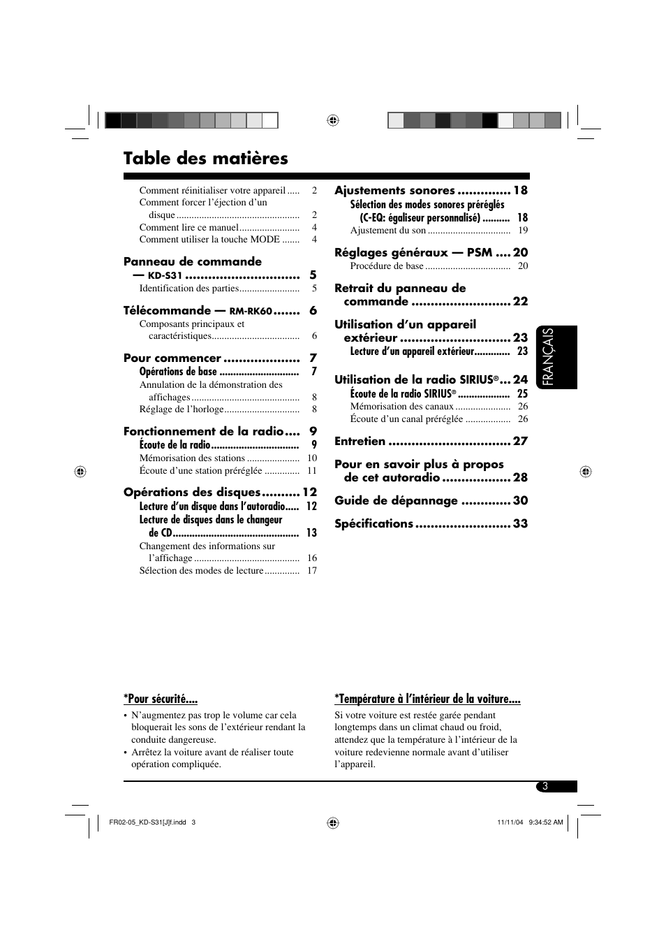 JVC KD-S31 User Manual | Page 67 / 98