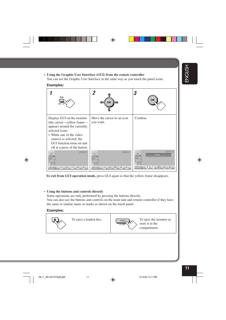 English | JVC KD-AV7010 User Manual | Page 11 / 92