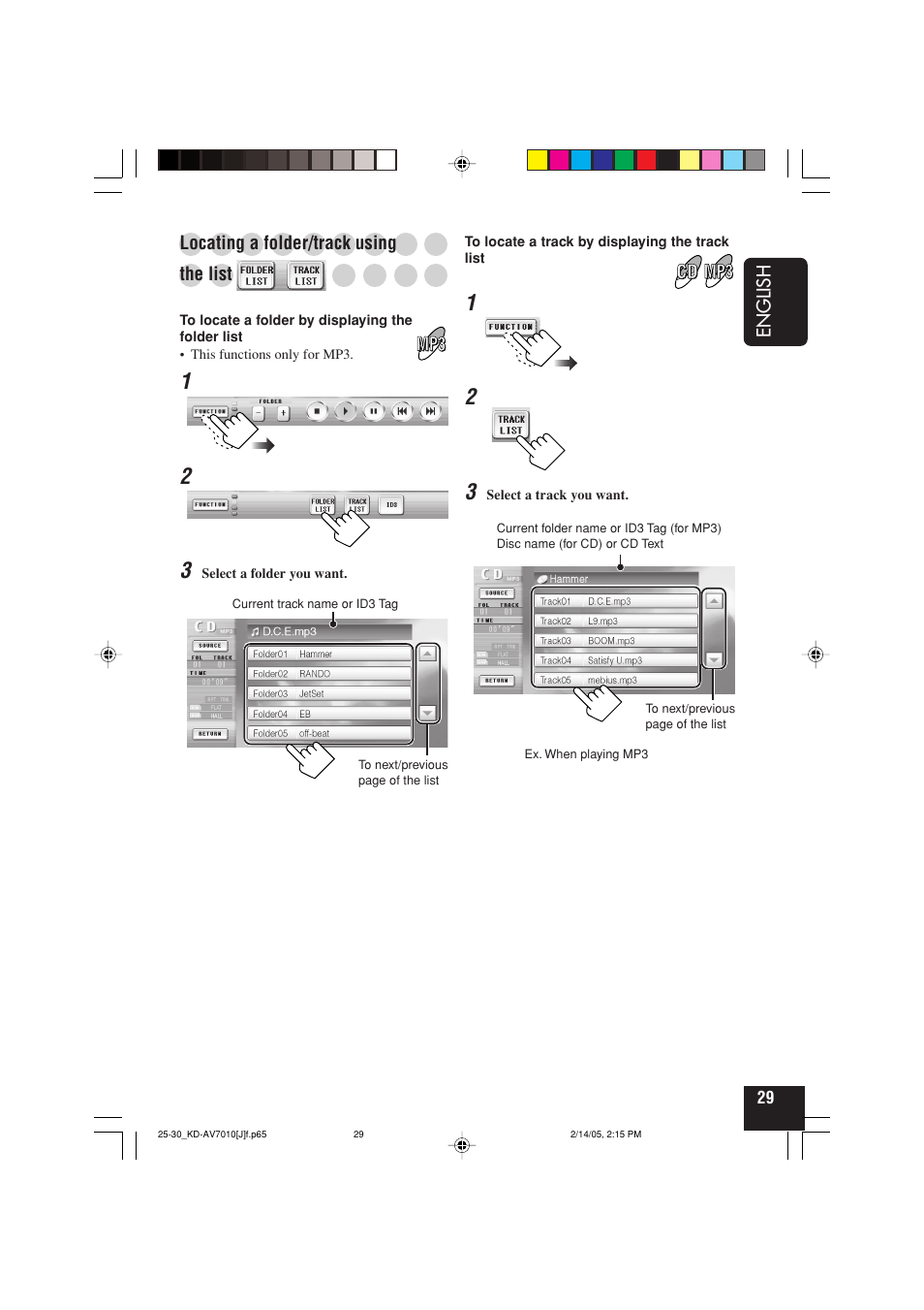 JVC KD-AV7010 User Manual | Page 29 / 92