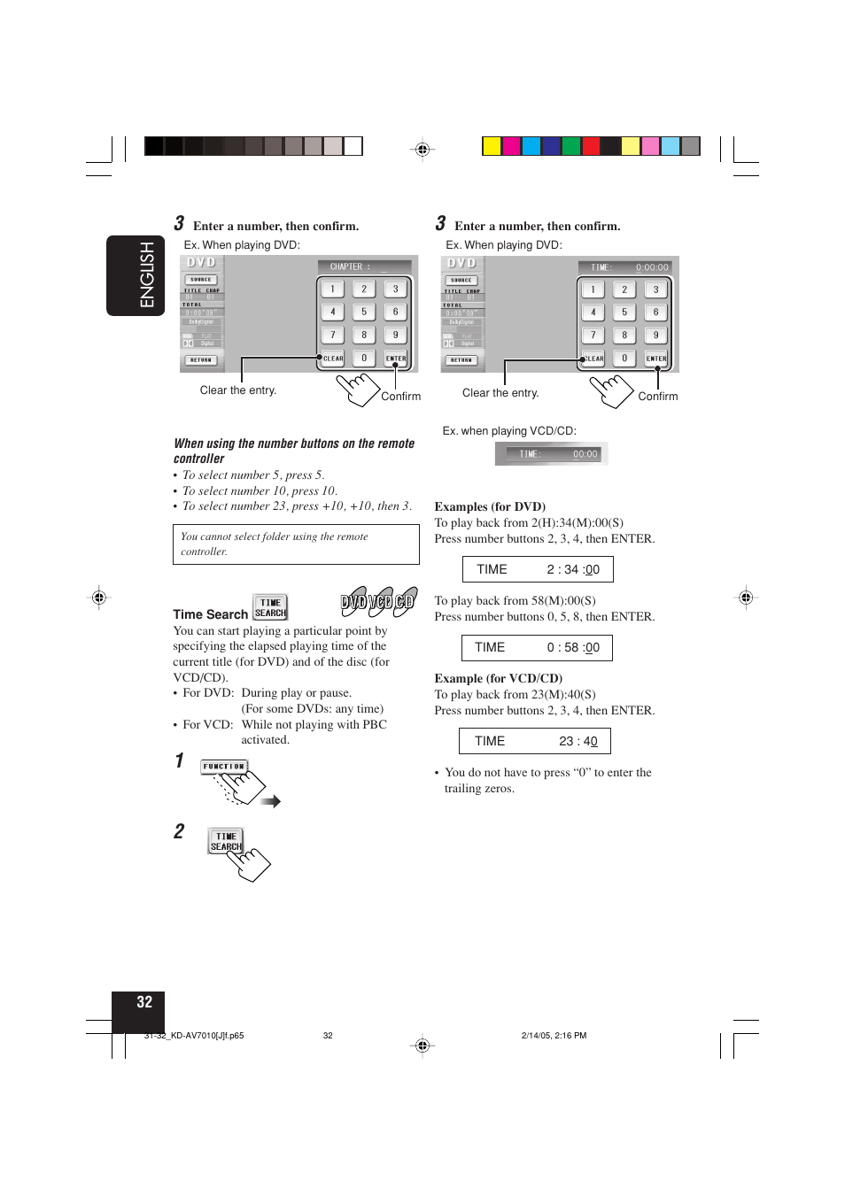 English | JVC KD-AV7010 User Manual | Page 32 / 92