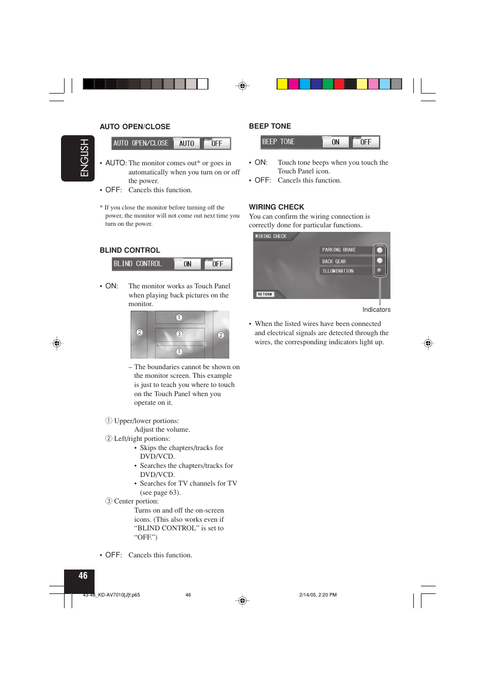 English | JVC KD-AV7010 User Manual | Page 46 / 92