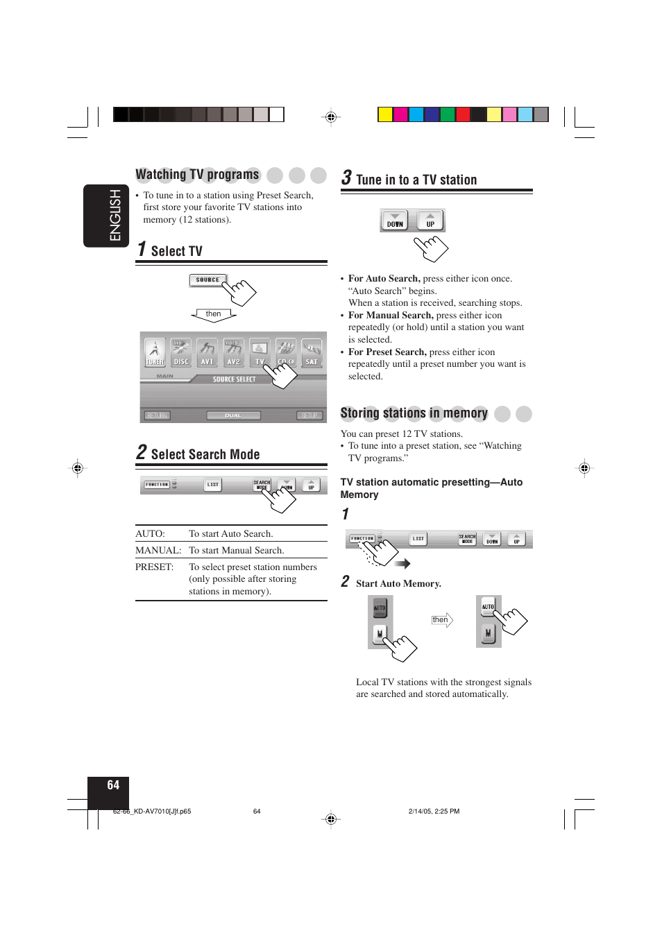 JVC KD-AV7010 User Manual | Page 64 / 92