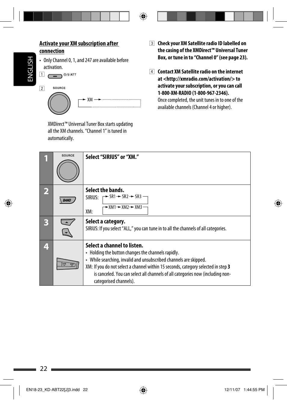 JVC Model KD-ABT22J User Manual | Page 22 / 153