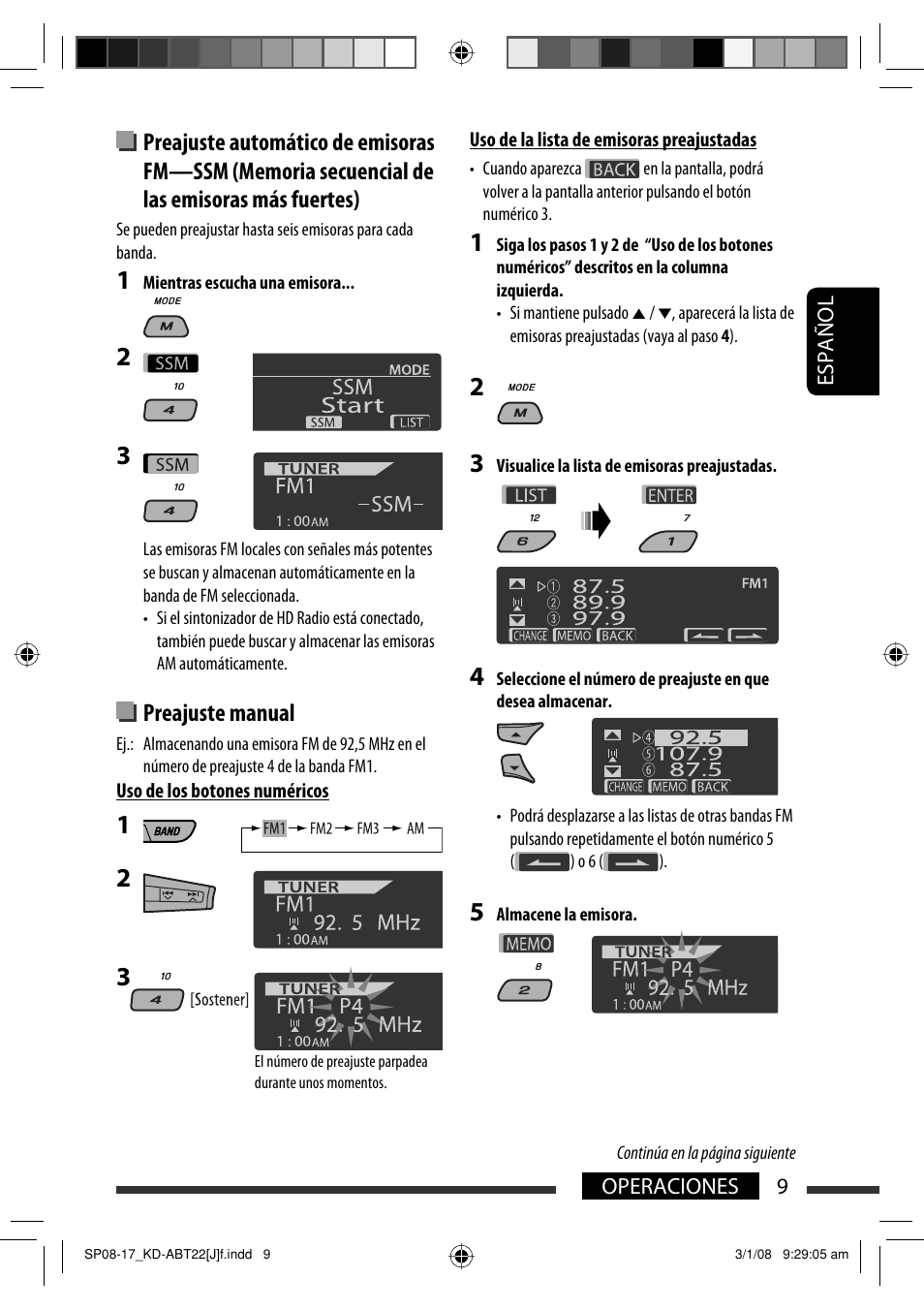 Preajuste manual | JVC Model KD-ABT22J User Manual | Page 59 / 153