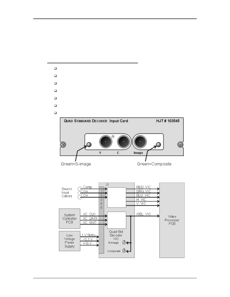 Quad standard decoder vic | JVC 250 User Manual | Page 125 / 190