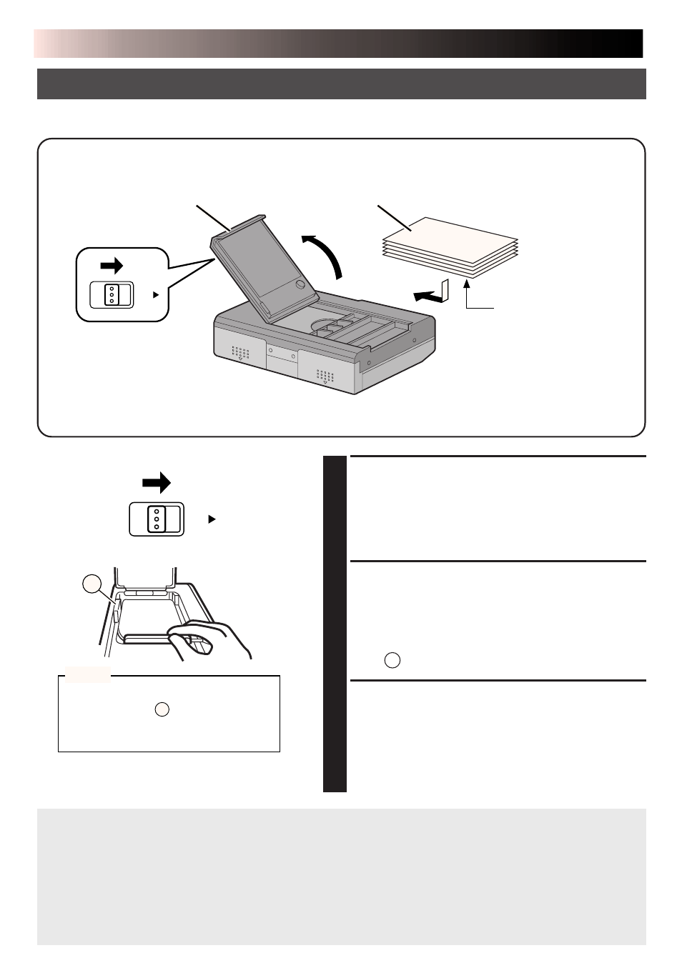 Loading the blank paper | JVC MINI VIDEO PRINTER GV-HT1 User Manual | Page 21 / 47