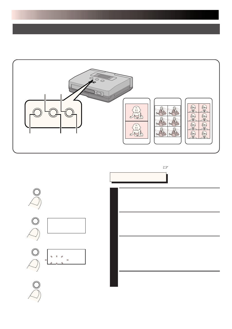 Miscellaneous printing operations (cont.) | JVC MINI VIDEO PRINTER GV-HT1 User Manual | Page 29 / 47