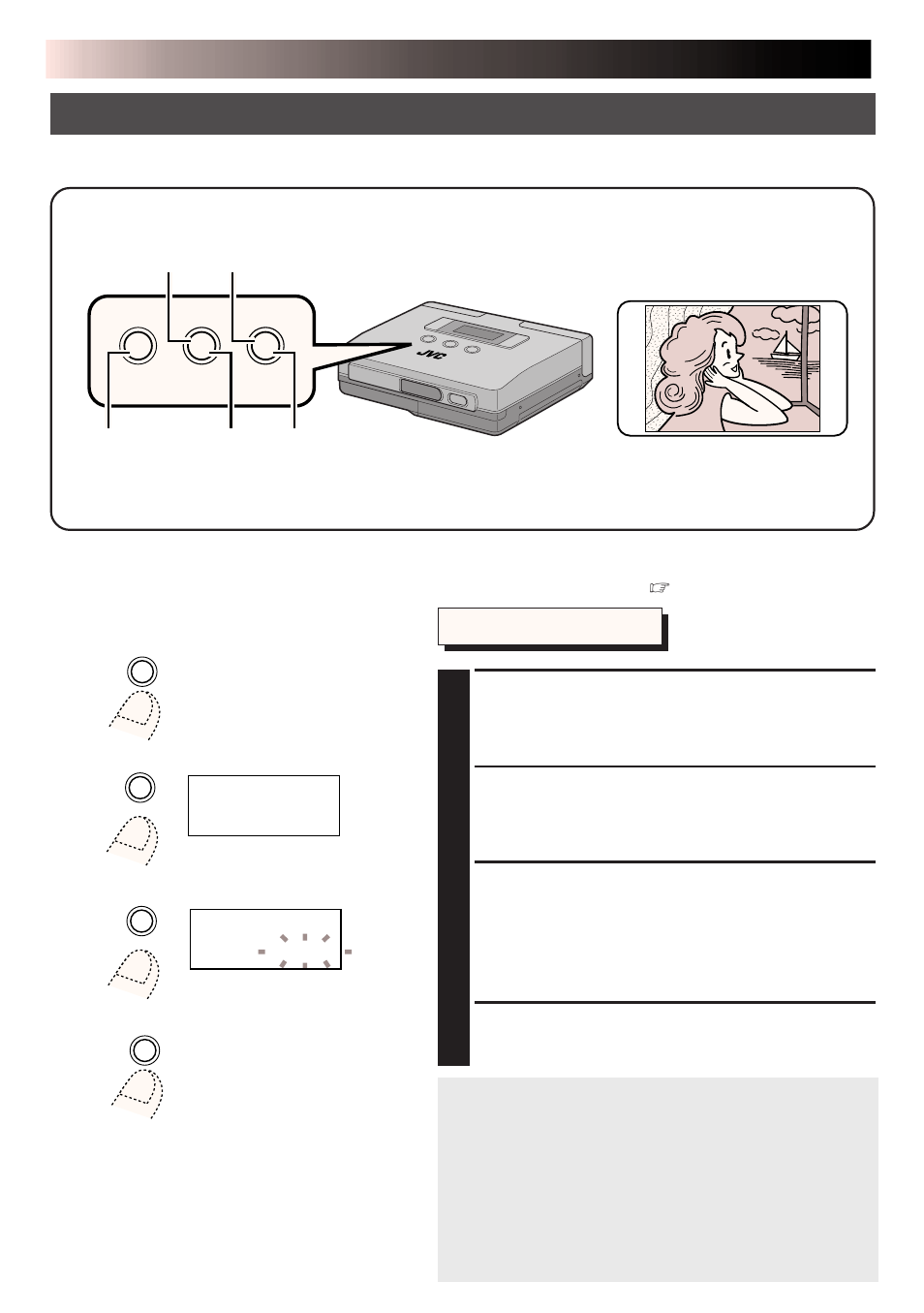 Miscellaneous printing operations (cont.), Printing using special effects – special effects | JVC MINI VIDEO PRINTER GV-HT1 User Manual | Page 33 / 47