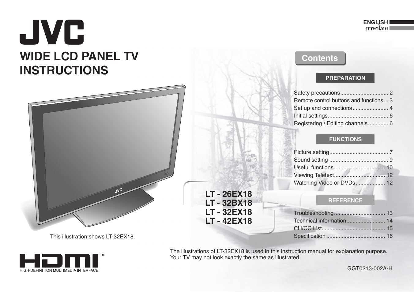 JVC GGT0213-002A-H User Manual | 16 pages